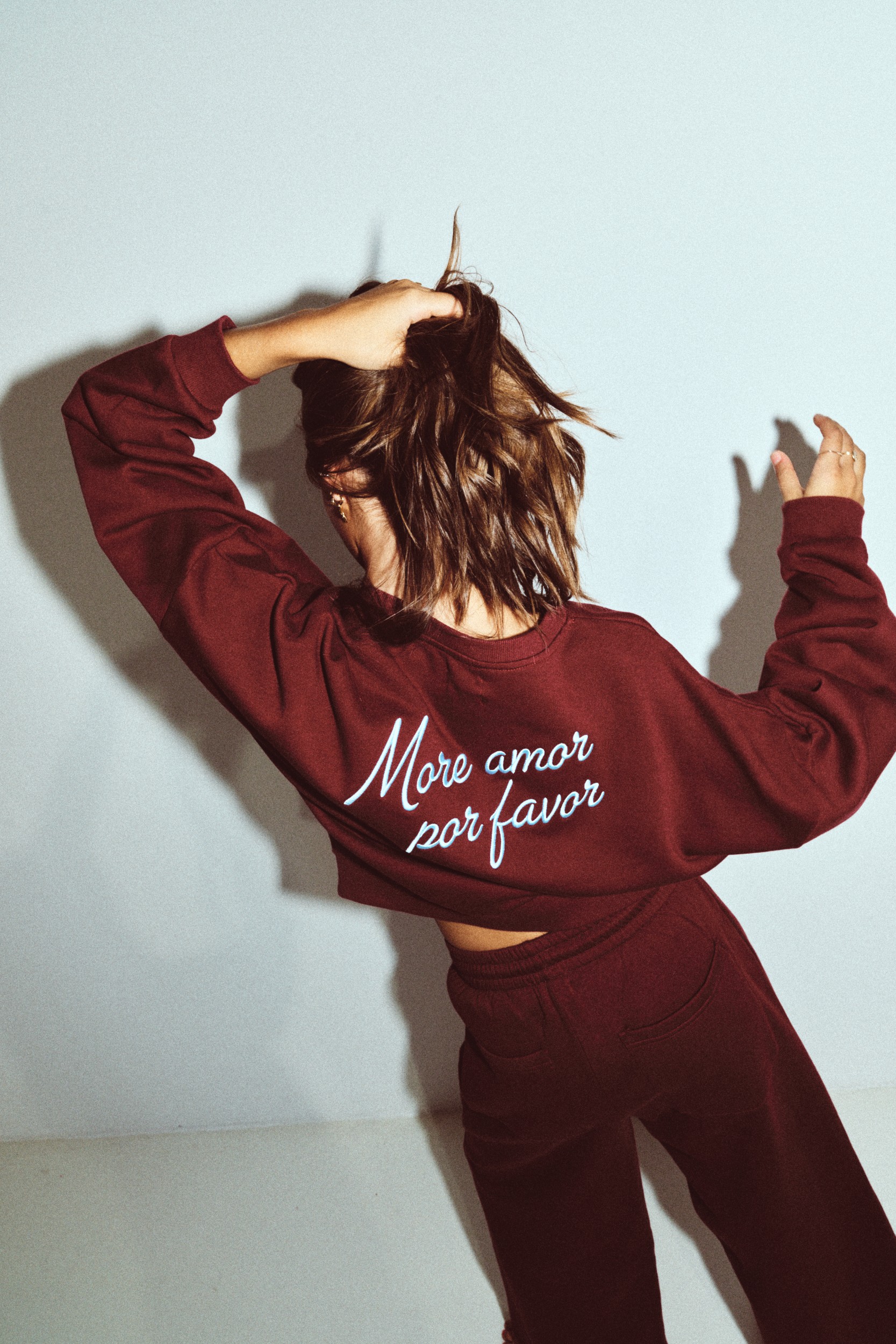 Meisjes-dames homewear bordeaux