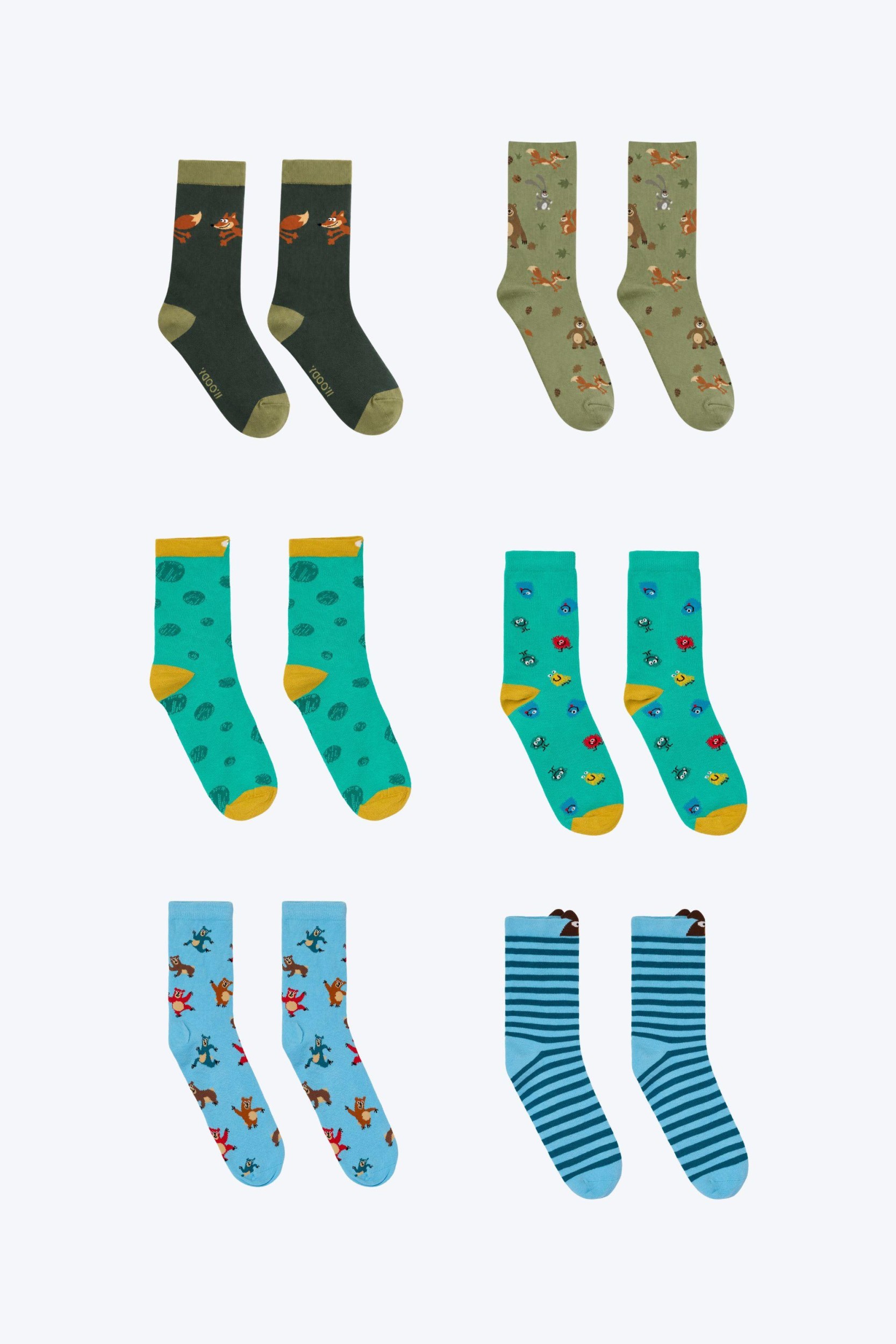 Assortiment dieren sokken