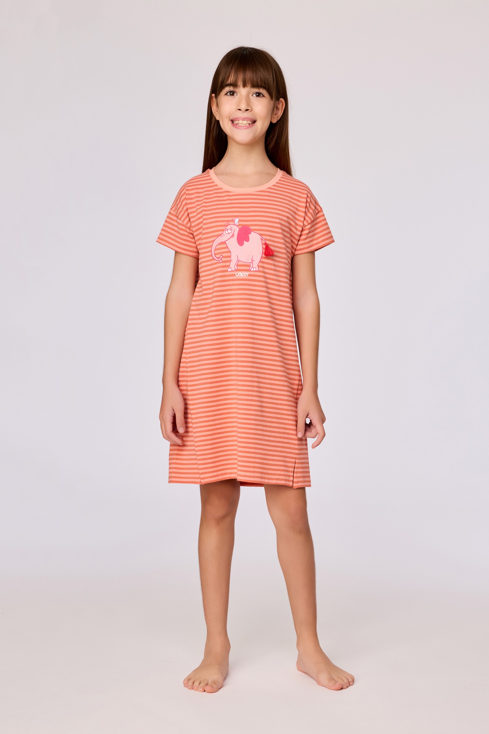 Kleurrijk slaapkleed van soepel katoen