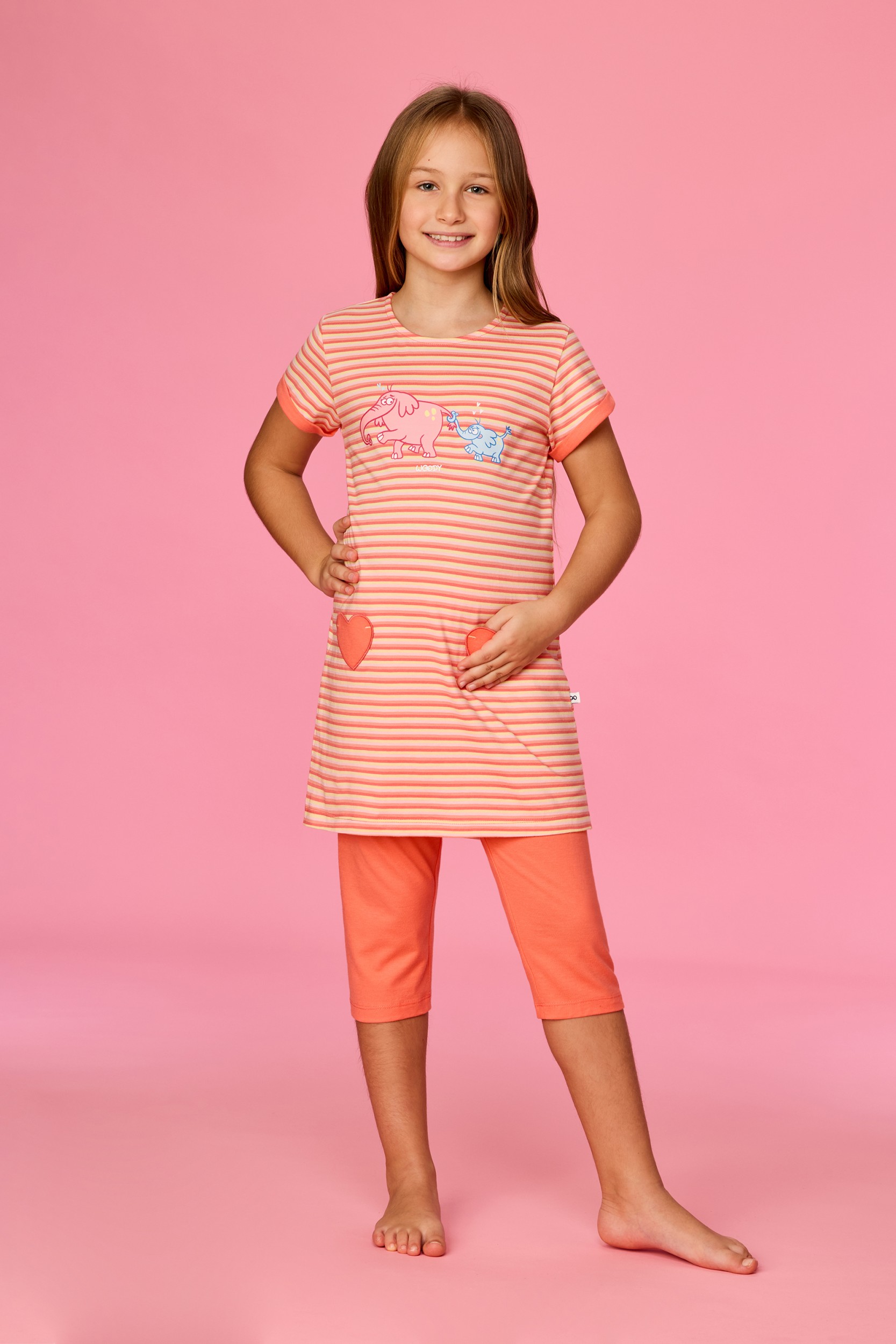 Kleurrijke pyjama van soepel katoen