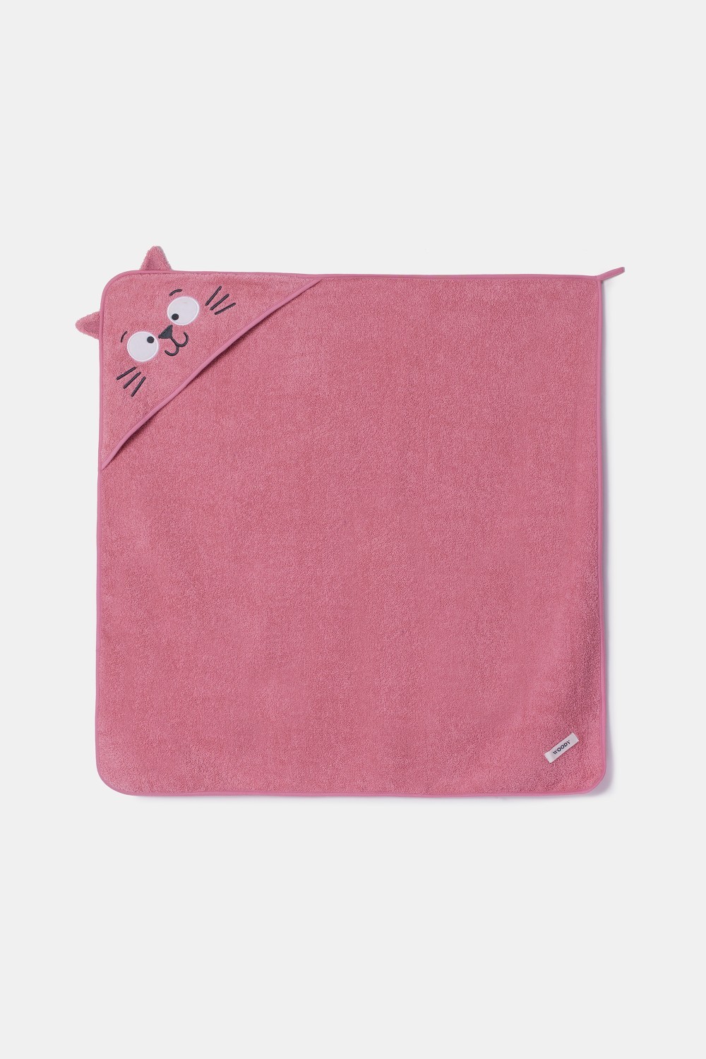 Roze kat badcape