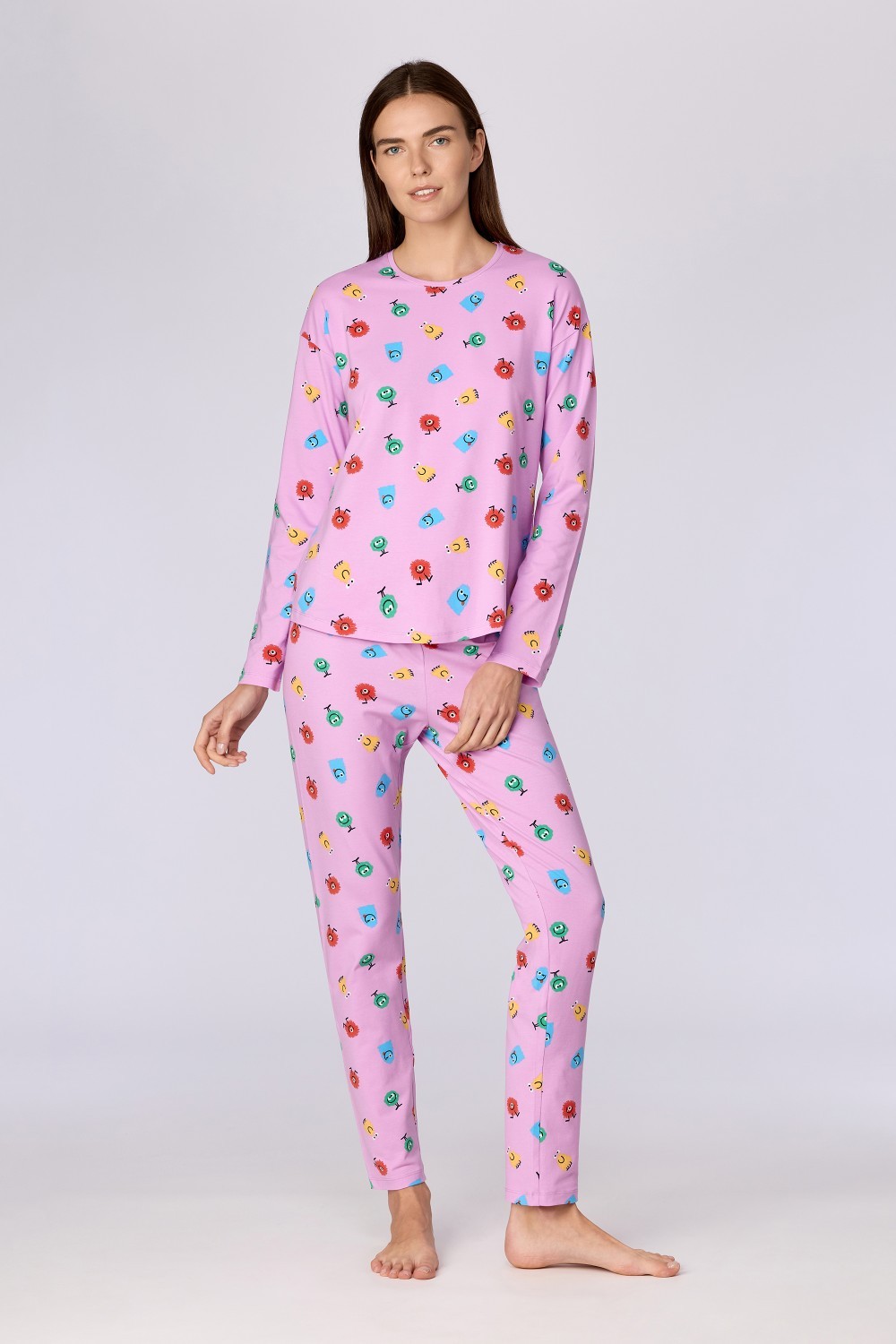 Roze pyjama van katoen