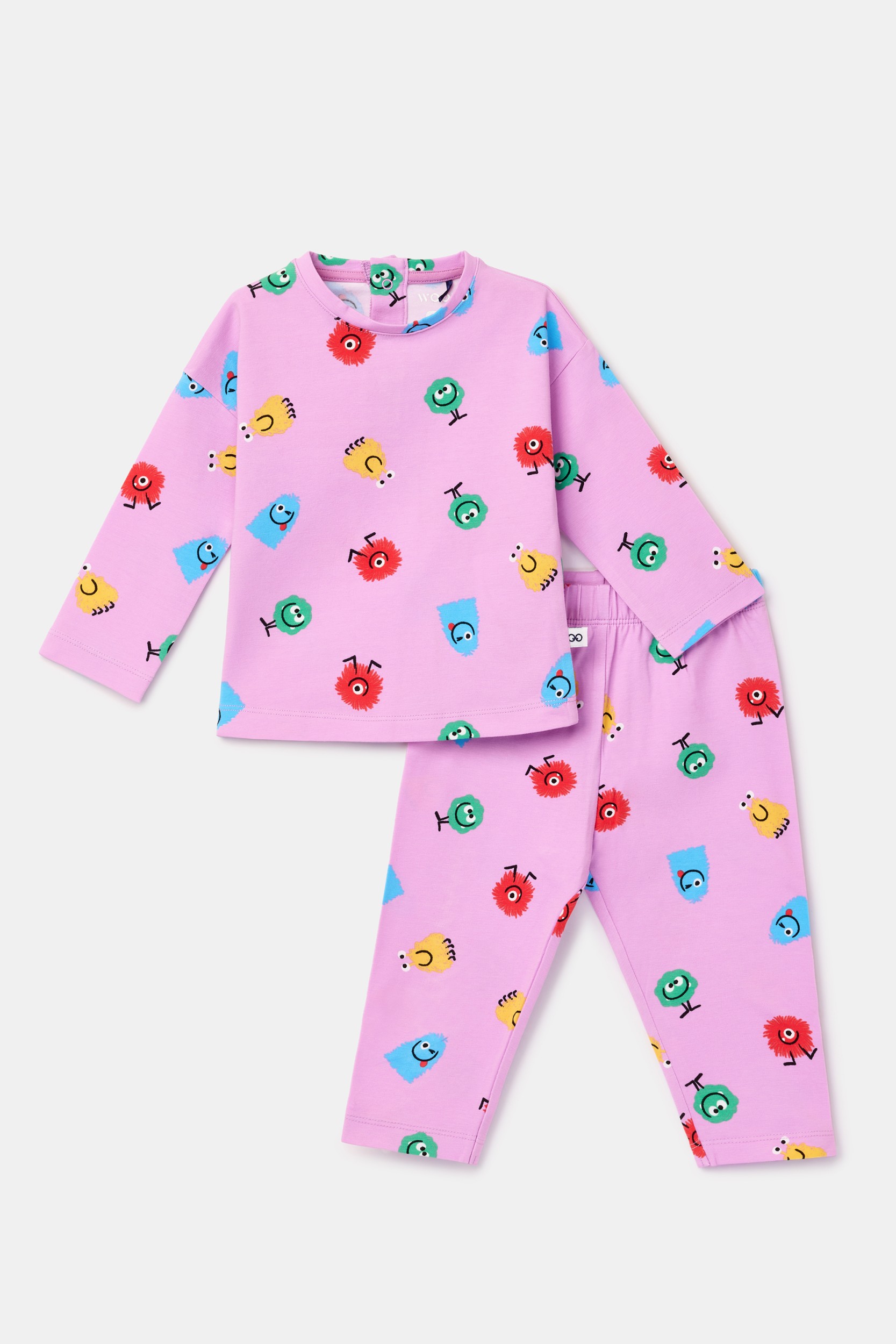 Roze pyjama van katoen