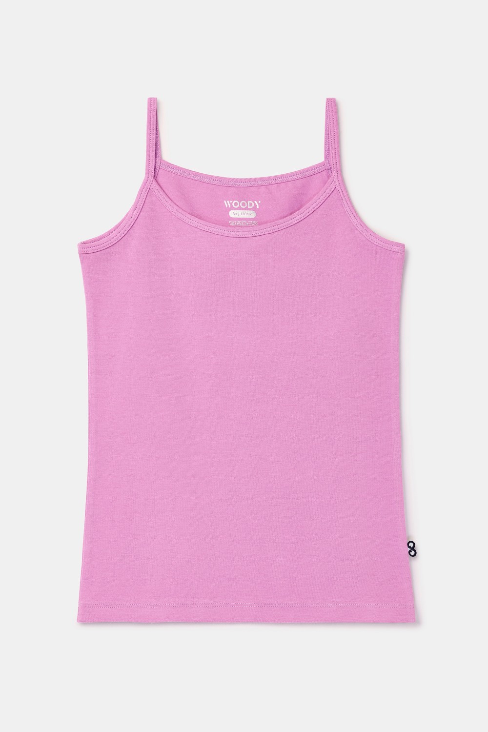 Roze singlet van rekbaar katoen