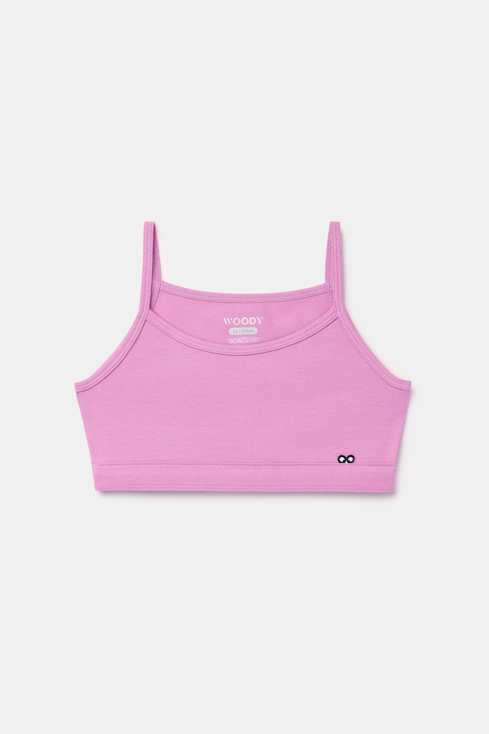 Roze topje van rekbaar katoen