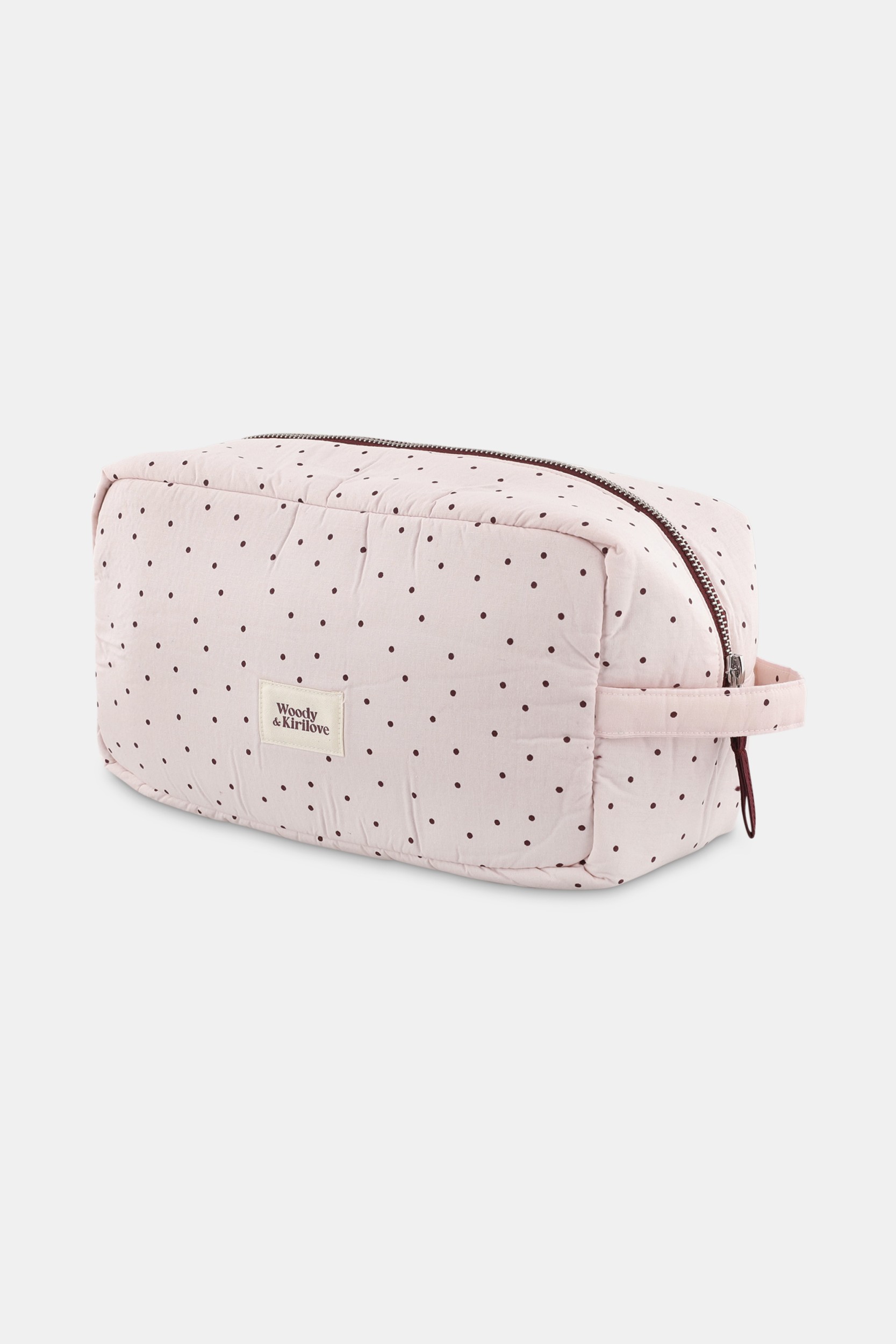 Tas, roze bolletjes print