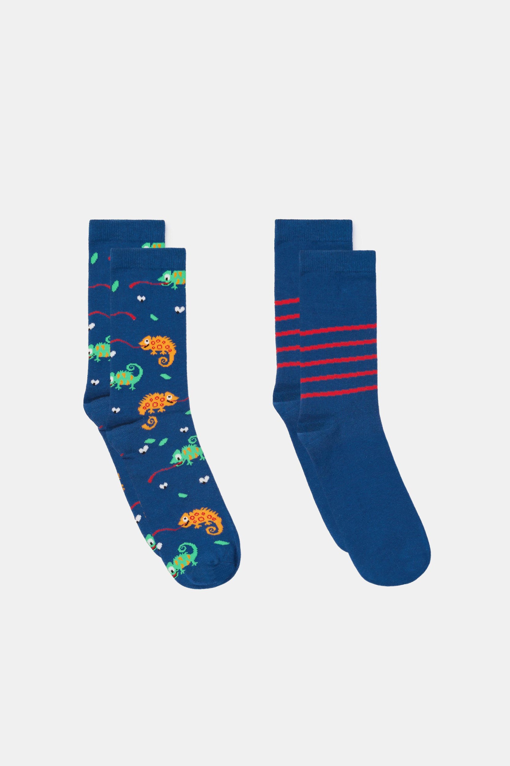 Twee paar sokken van fijn katoen